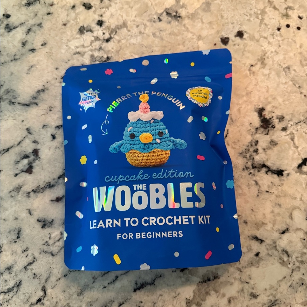 The Woobles Crochet Kit - Birthday Bash Cupcake Edition